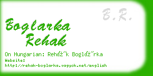 boglarka rehak business card